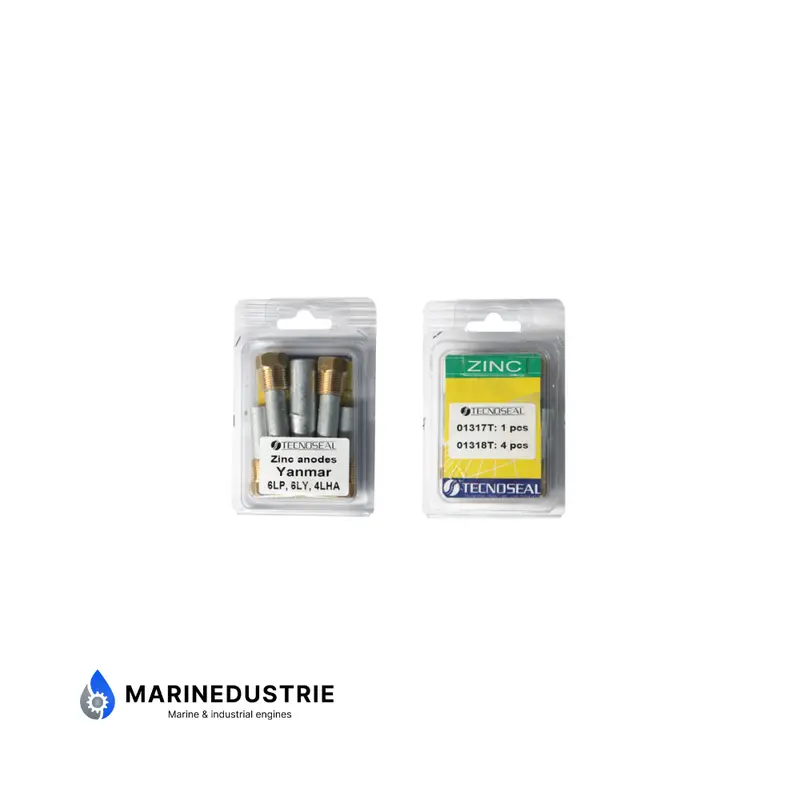 Yanmar potloodanode kit zink+messing – 119773-92600