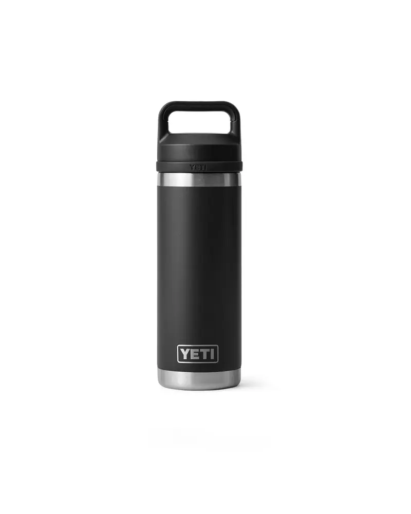 Yeti Rambler 18 Oz Bottle Chug Black 532ml