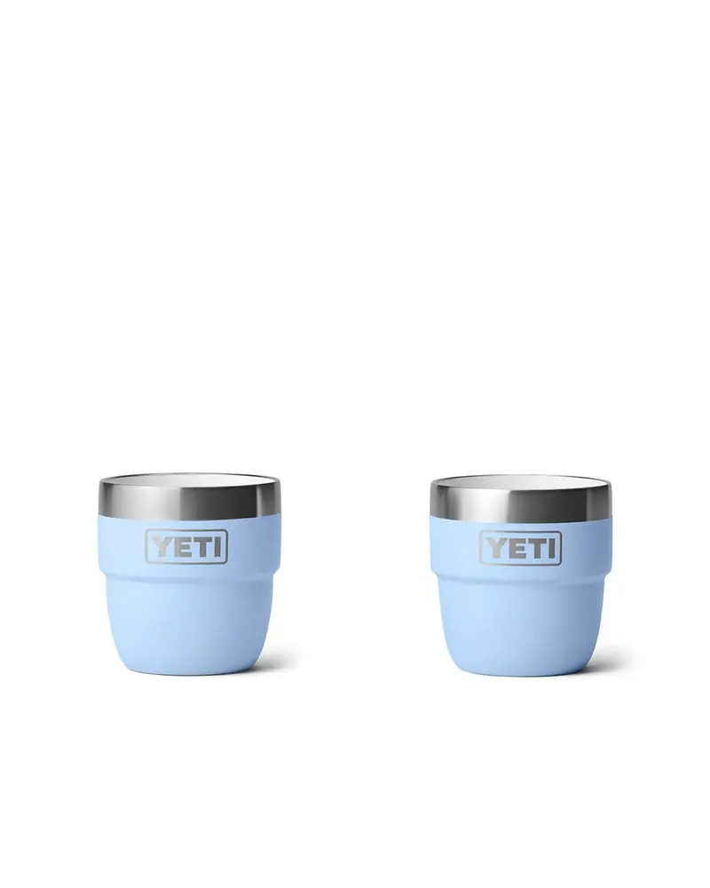 Yeti Rambler 4 Oz Espresso Cup 2 Pack Big Sky Blue
