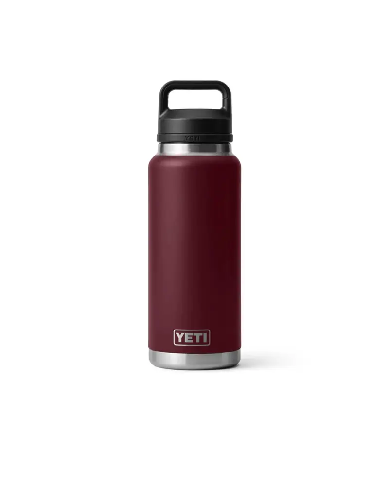 Yeti Rambler Bottle Chug 36oz Wild Wine Red