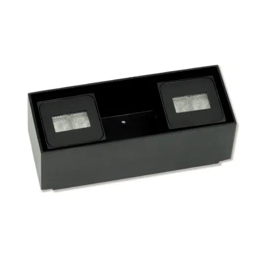 Zetacube DUE CUBED 8W black wall mount lighting